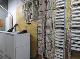 通信工事の様子